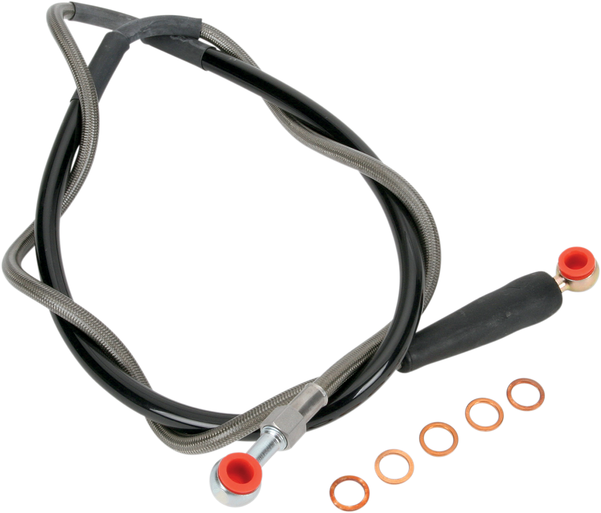 MOOSE OFFROAD Brake Line - Front - Stainless Steel - Husaberg/Husqvarna/KTM K01-1-028/P