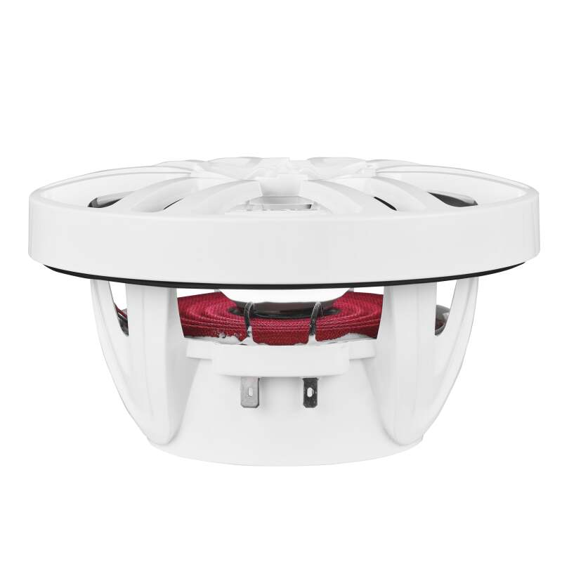 DS18 NXL Series 6.5-inch Marine Coaxial Speaker with RGB Lighting - White, 100W RMS, 4 Ohm - Fits Marine and Powersports Vehicles