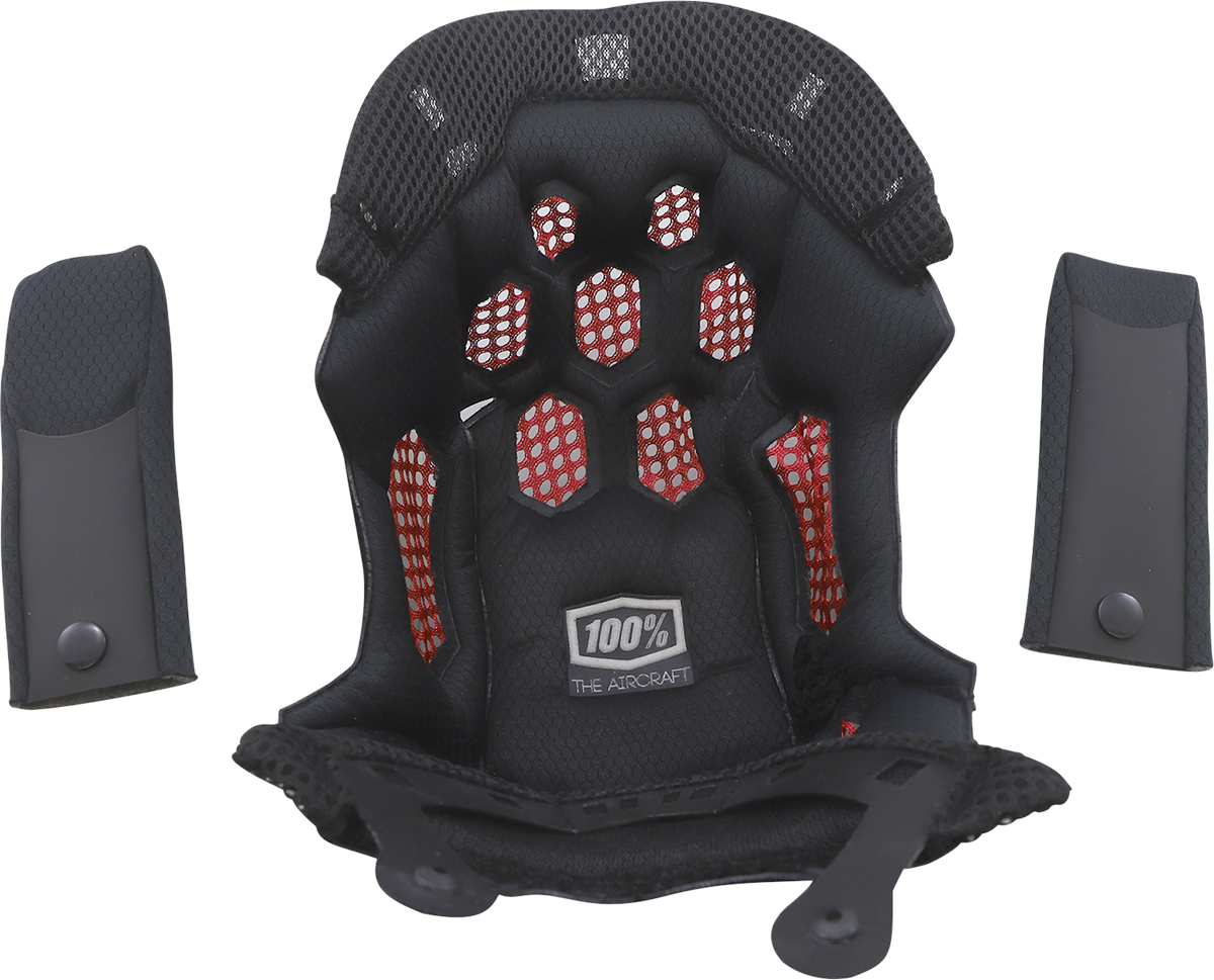 100% Aircraft Liner Large 89007-00005 – Washable Comfort Liner for Off-Road & Motocross Helmets