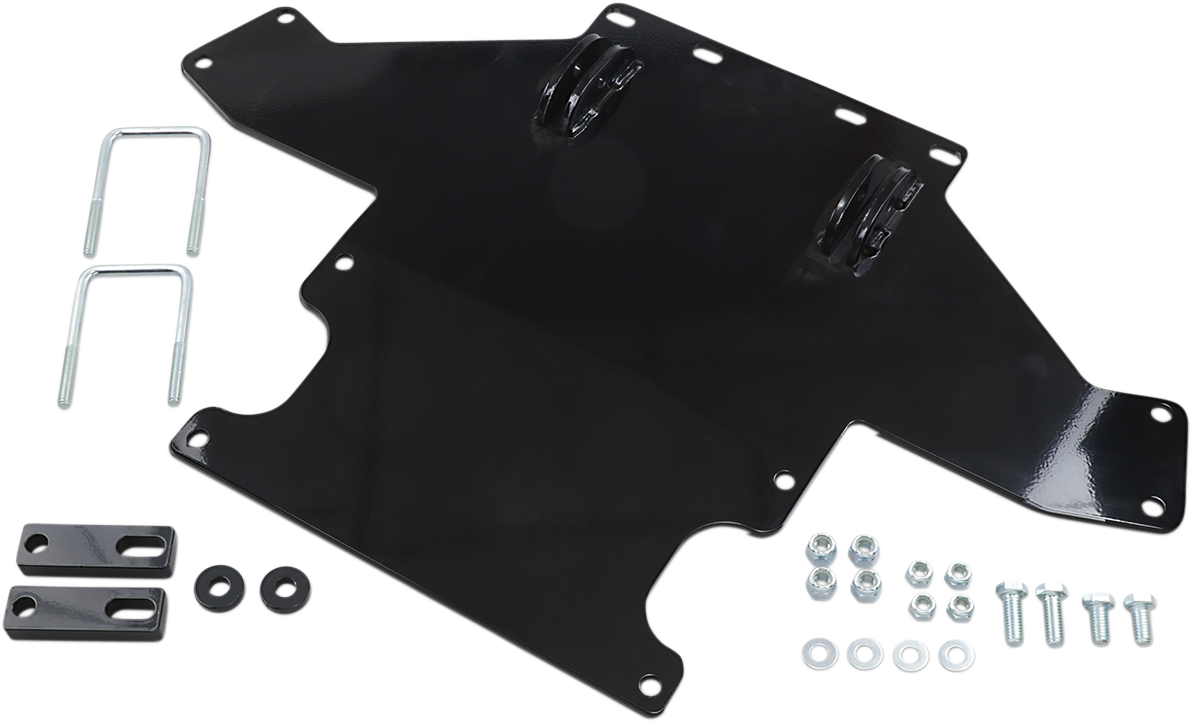 Moose Offroad UTV Plow Mount for Polaris 2819PF – Heavy-Duty Snow Plow Attachments with Universal Push Tube and Winch Compatibility