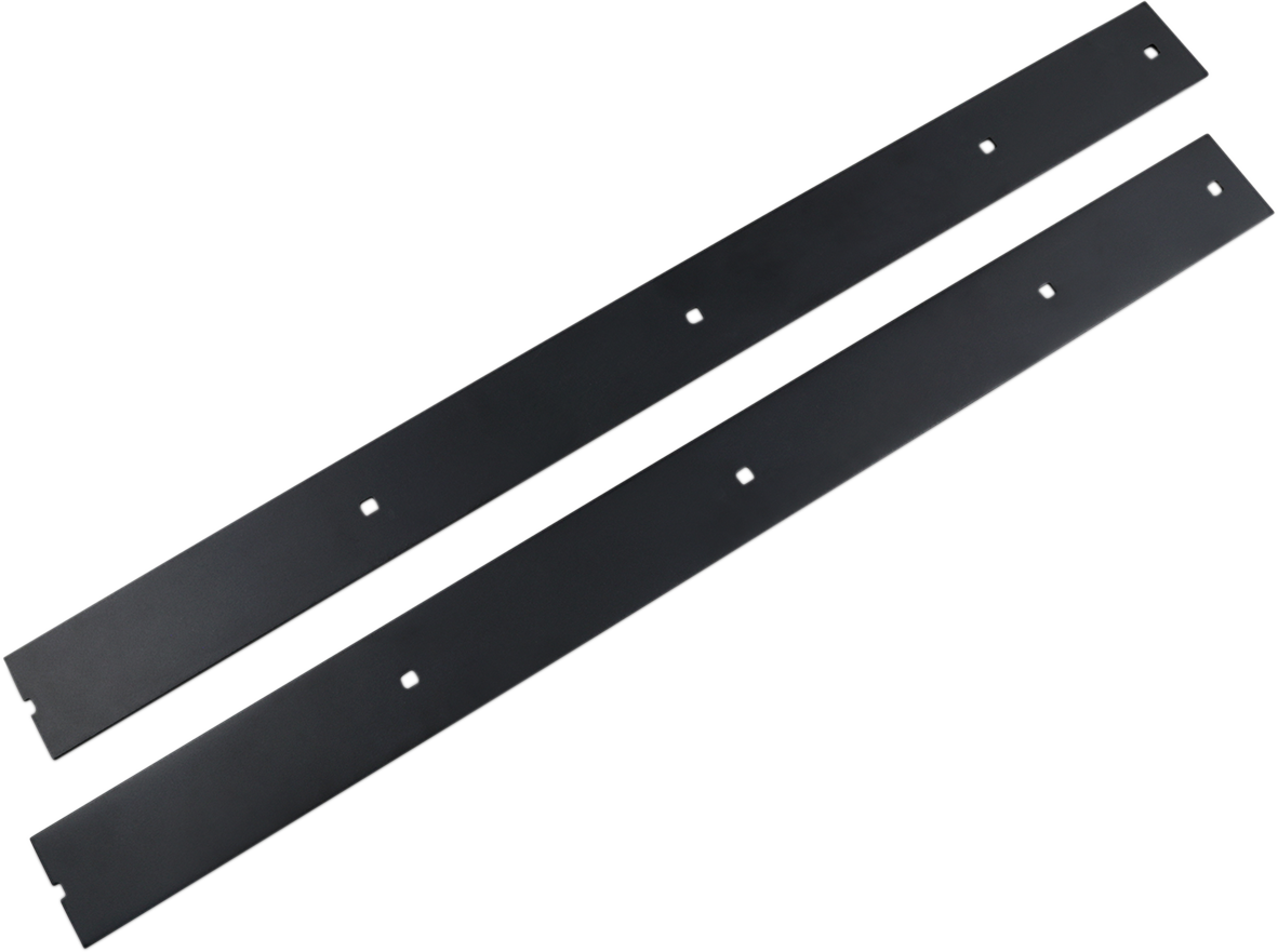 MOOSE OFFROAD Plow Wear Bar - Matte Black - 72" - 2 Piece 2571PFMTBLK