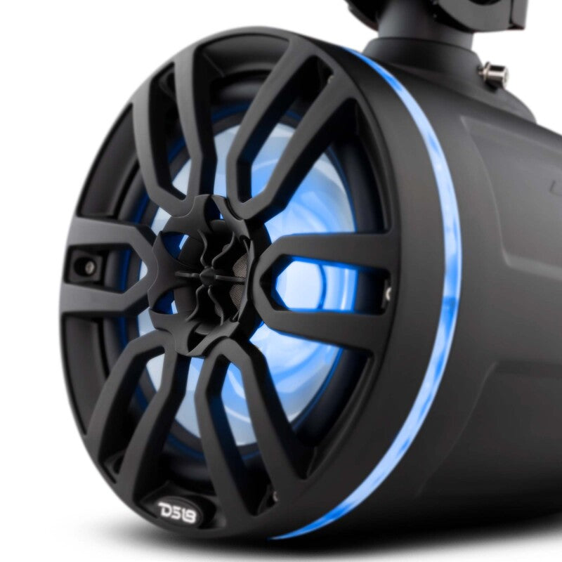 DS18 NXL-X8TP Marine and Powersports Tower Speakers – 8 Inch, 125 Watts RMS, RGB LED Lighting, Universal Fit for Boats, ATVs, UTVs