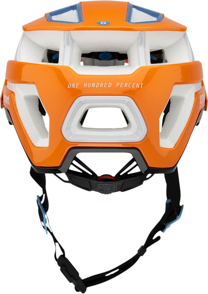 100% Altec Helmet with Fidlock Magnetic Buckle - Orange, Small/Medium Fit for Motorcycle and MTB Safety