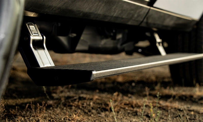 AMP Research PowerStep Automatic Running Boards for 2021 Chevrolet Suburban, Tahoe & Cadillac Escalade – Black (Part #76327-01A)