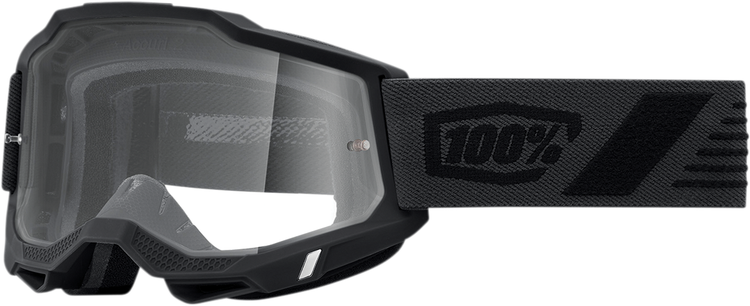 100% Accuri 2 Goggle with Clear Lens - Scranton Fit for Motocross and Off-Road Vehicles Part 50013-00018