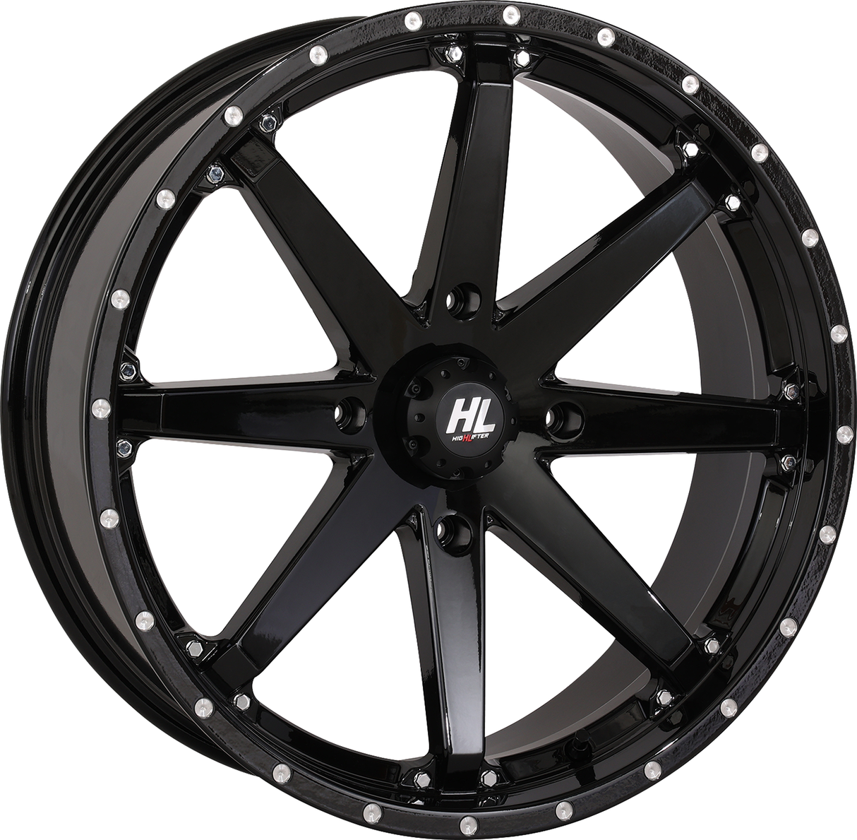 HIGH LIFTER Wheel - HL10 - Front/Rear - Gloss Black - 20x7 - 4/137 - 4+3 (+10 mm) 20HL10-1237