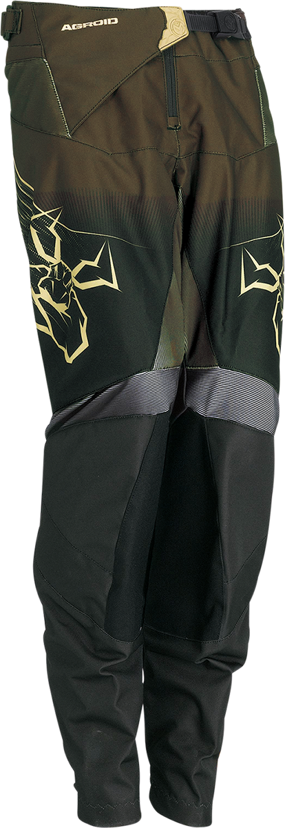 MOOSE OFFROAD Youth Agroid Pants - Olive/Tan - US 26 2903-2289