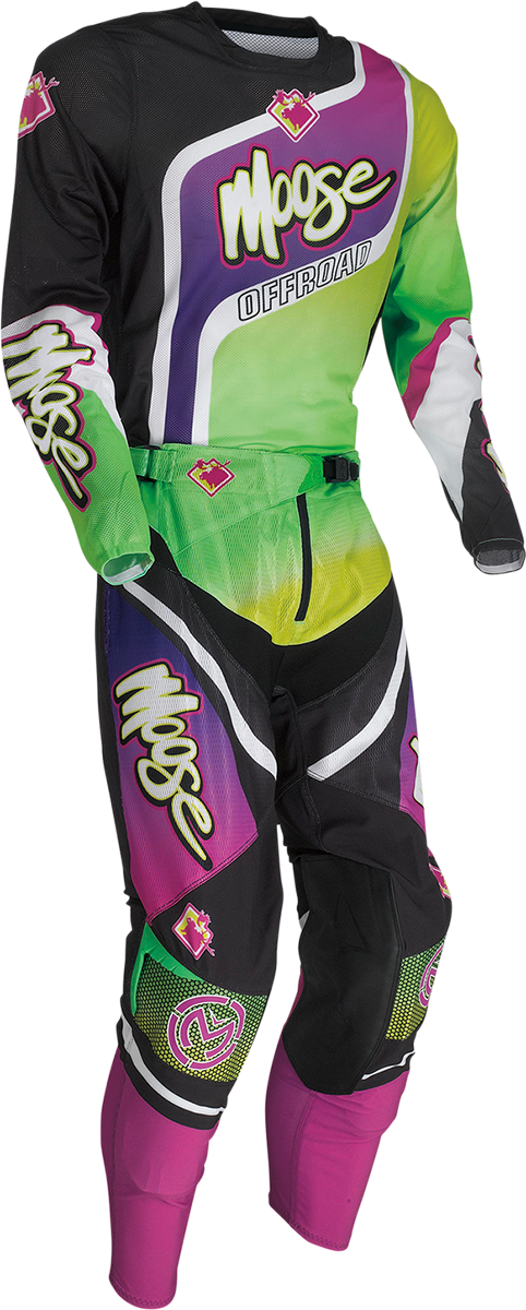 MOOSE OFFROAD Sahara Pants - Purple/Green - US 34 2901-10413
