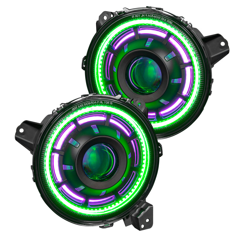 Oracle Oculus Bi-LED Projector Headlights for Jeep JL/Gladiator JT - w/o Controller
