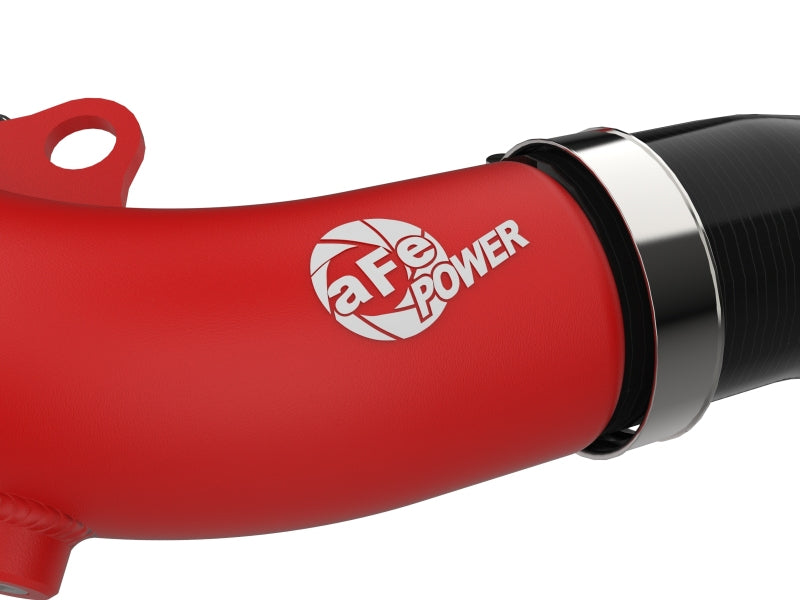 aFe BladeRunner 2-1/2 Inch Aluminum Hot Charge Pipe for Jeep Wrangler JL 2.0L Turbo - Red