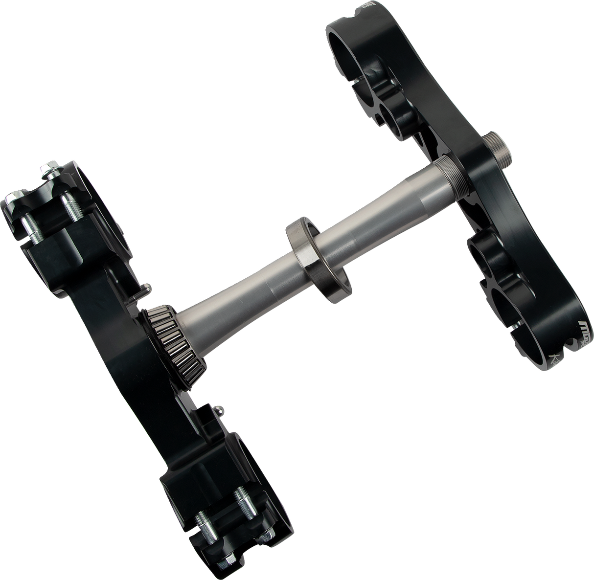Moose Offroad Triple Clamp for Mountain Bikes - Gray 14.099.2.AN with 1-1/8 Inch Bar Mounts, Fits Various Mountain Bike Models