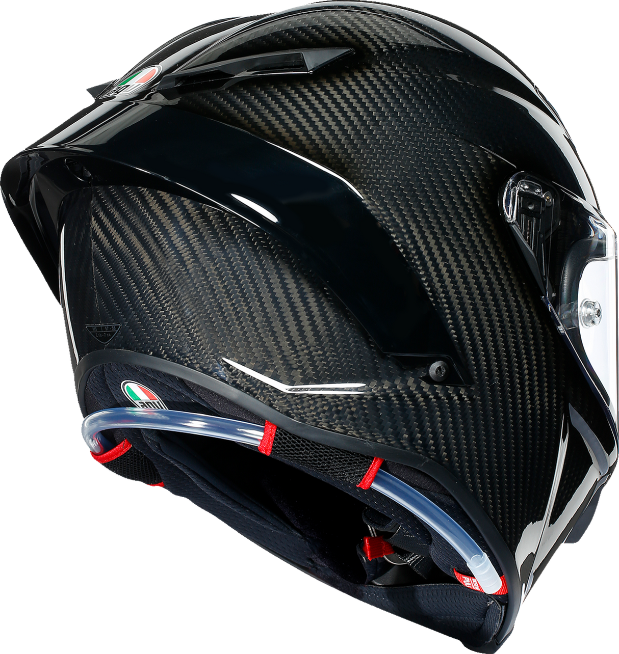 AGV Pista GP RR Helmet - Glossy Carbon Large | Motorcycle Racing Helmet with Carbon Shell and Advanced Ventilation for Honda, Yamaha, Suzuki, Kawasaki, Ducati, KTM, and Harley-Davidson