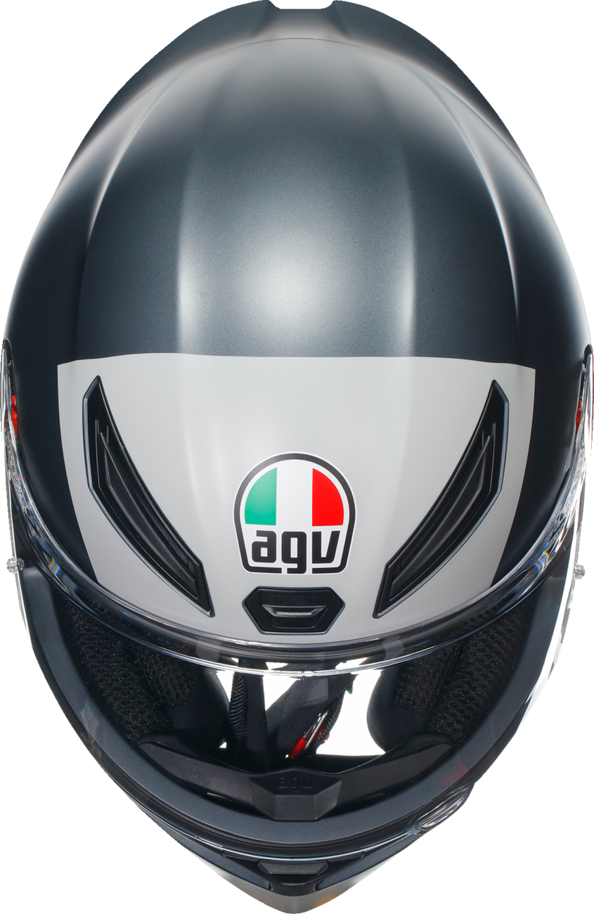 AGV K1 S Helmet - Limit 46 Small with Ventilation, Aerodynamic Design, and Pinlock® Prepared for Yamaha, Honda, Kawasaki, Suzuki, and More
