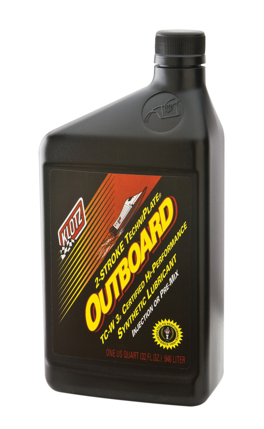 KLOTZ Outboard Techniplate Oil 2T - 1 Quart for Marine Engines, Model KL-332