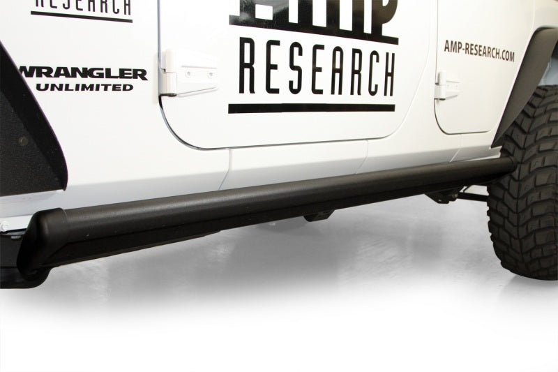 AMP Research PowerStep Automatic Running Boards for 2020-2024 Jeep Gladiator - Black, Part Number 75135-01A