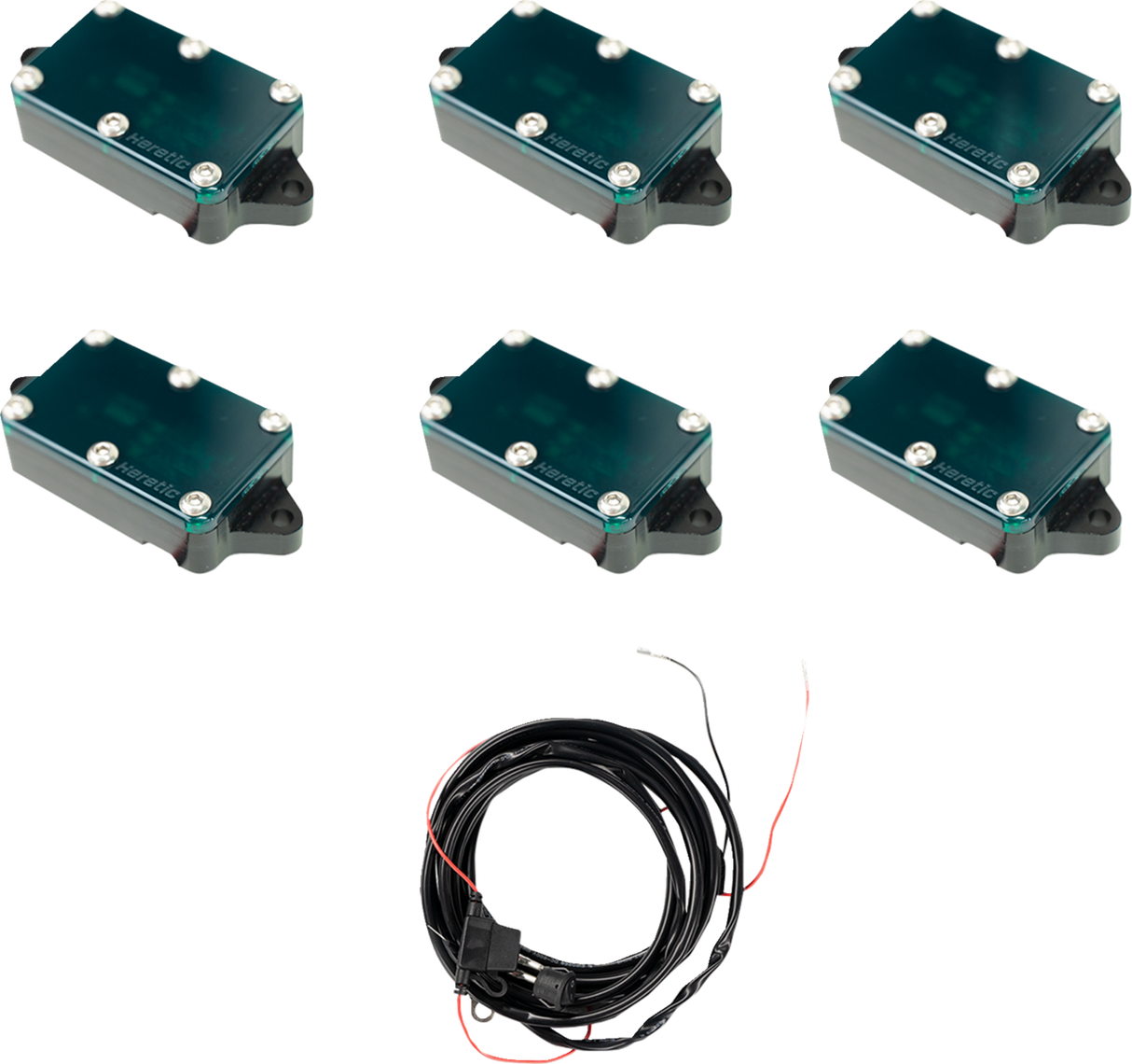 HERETIC Rock Light - Green - 6 Pack 70026