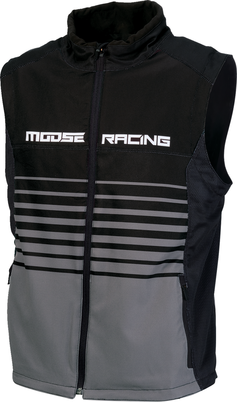 Moose Offroad Moto Vest 2830-0642 - Black/Gray for Motocross and Off-Road Vehicles, 2XL