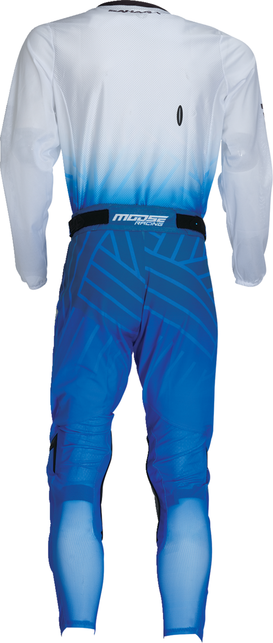 Moose Offroad Sahara Jersey - Blue/White - Medium - Designed for ATV and UTV Vehicles