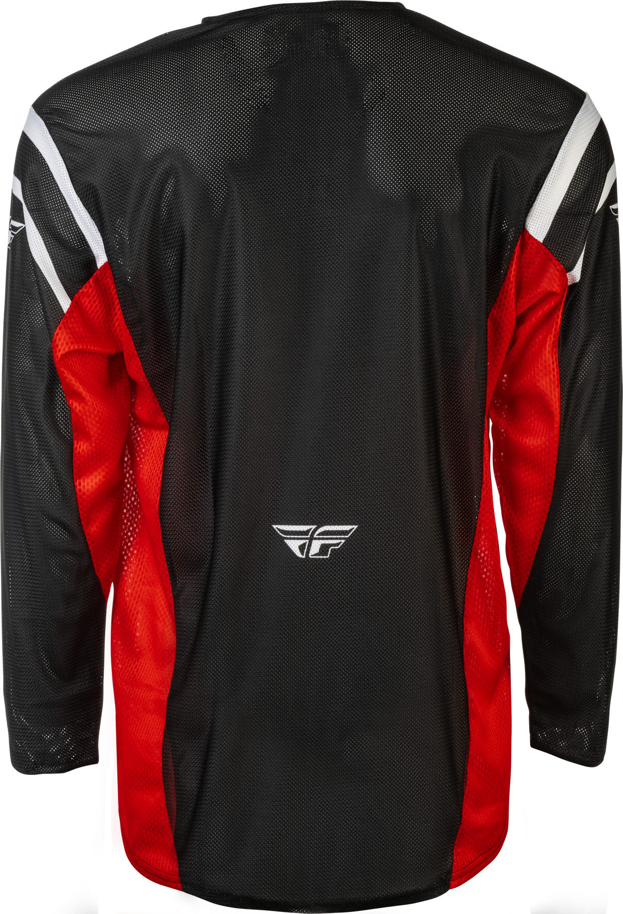 Fly Racing Kinetic Mesh Center Jersey Black/White/Red XL - Motocross and Off-Road Riding Gear