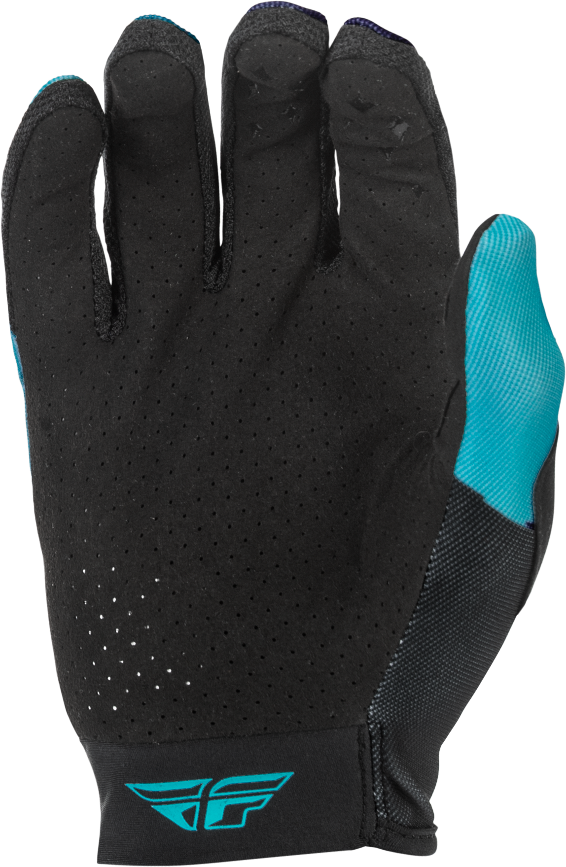 Fly Racing Women's Lite Gloves Aqua/Navy/White - Lightweight Race Gloves with Touch Screen Compatibility