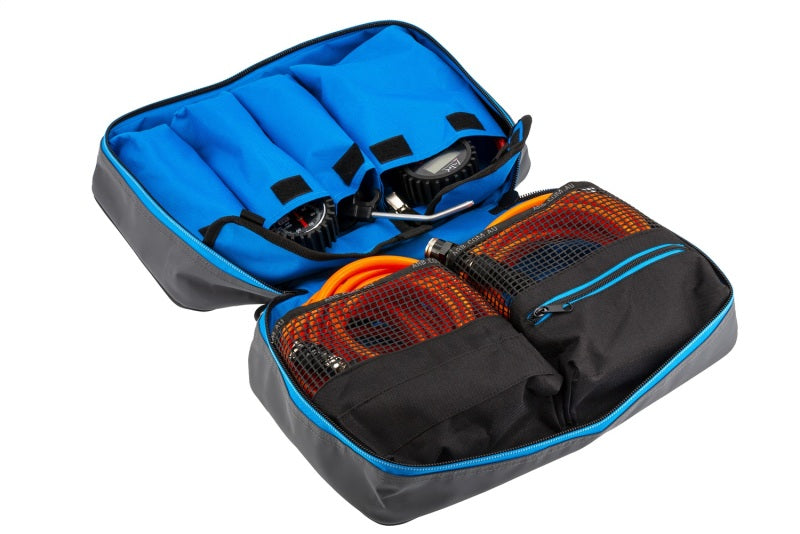ARB Inflation Case with PVC Waterproof Material and Reflective Strips - Black Finish with Blue Highlights