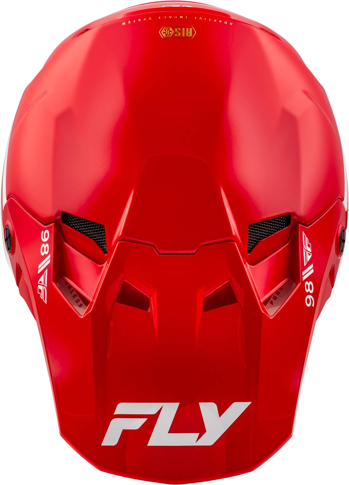 Fly Racing Formula CC Objective Helmet Red/White for Motocross and Off-Road Vehicles