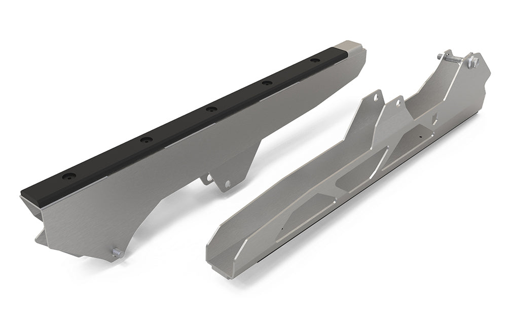 PRO ARMOR P199P366 Aluminum Trailing Arm Guards with HMW Slider for 2020 Polaris RZR Pro XP