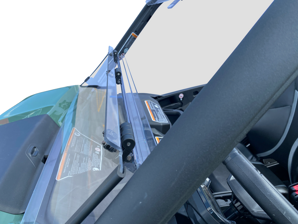 MOOSE OFFROAD Full Folding Windshield - Deluxe for Can-Am Vehicles V000292-12200M