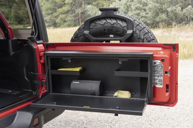 Tuffy Products Jeep Wrangler JL Tailgate Lockbox with Keyed Lock Part #349-01