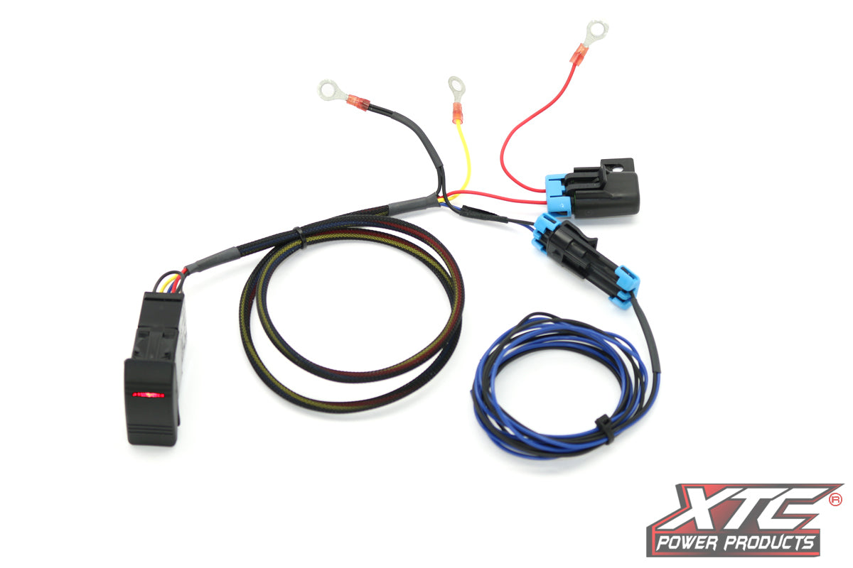 XTC Power Products Plug N Play Power Control 1 Switch for Polaris RZR Models - Easy Install with Diode Protection