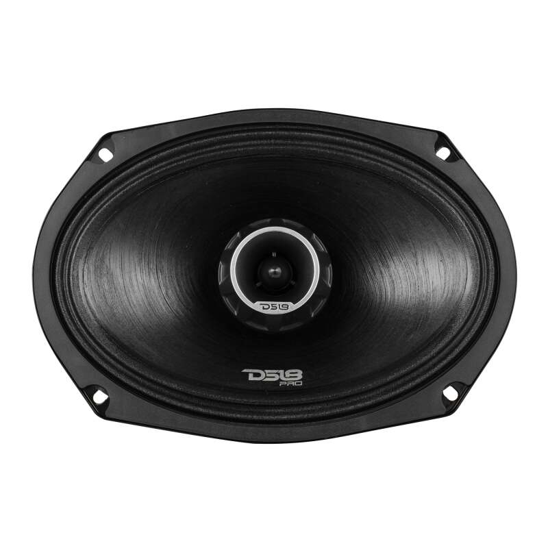 DS18 PRO-ZT69 6x9 Inch Coaxial Loudspeaker – 275 Watts RMS, 4 Ohm, Water-Resistant Mid-Range Speaker for Car Audio