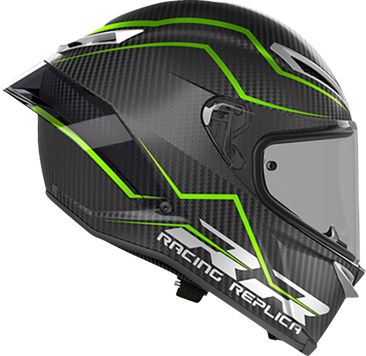 AGV Pista GP RR Performante Carbon and Lime Motorcycle Helmet – Fits Yamaha YZF, Honda CBR, Kawasaki Ninja, Suzuki GSX-R, Ducati Panigale (Size Medium)