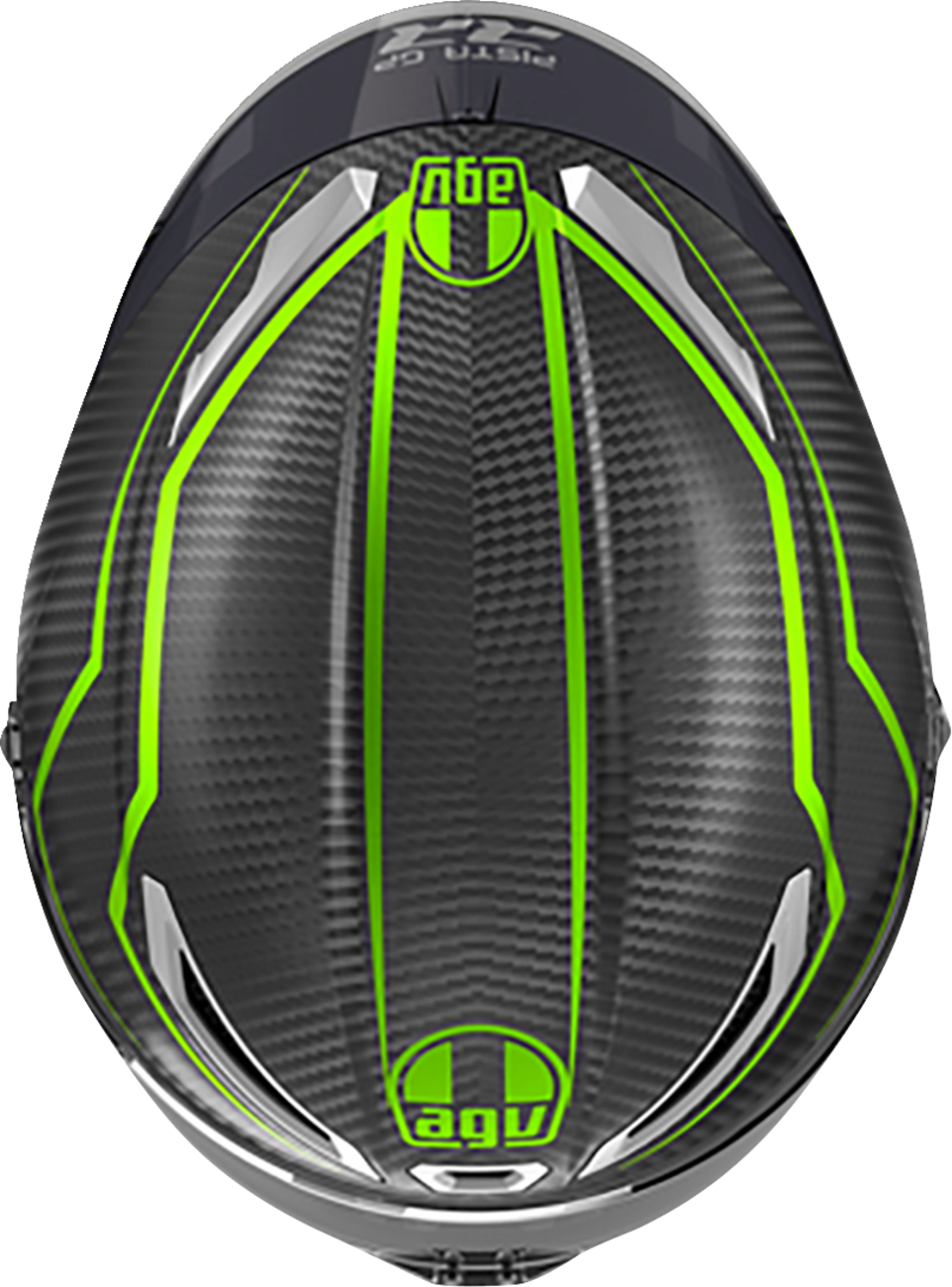 AGV Pista GP RR Performante Carbon and Lime Motorcycle Helmet – Fits Yamaha YZF, Honda CBR, Kawasaki Ninja, Suzuki GSX-R, Ducati Panigale (Size Medium)