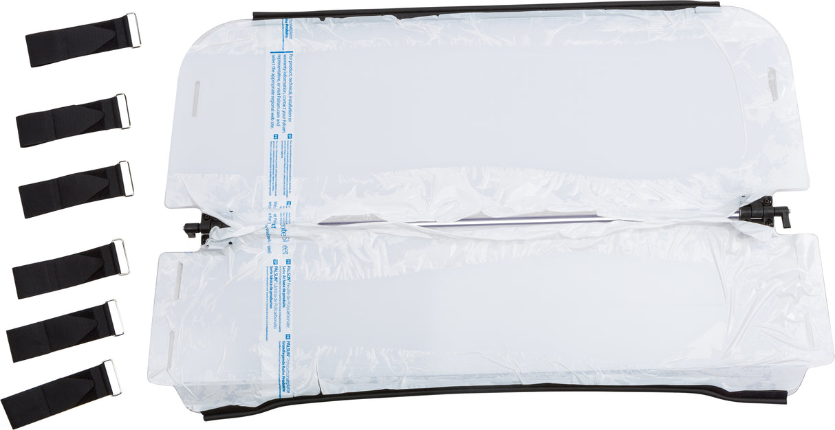 OPEN TRAIL Folding Windshield for Polaris Ranger 500 and 700 Models