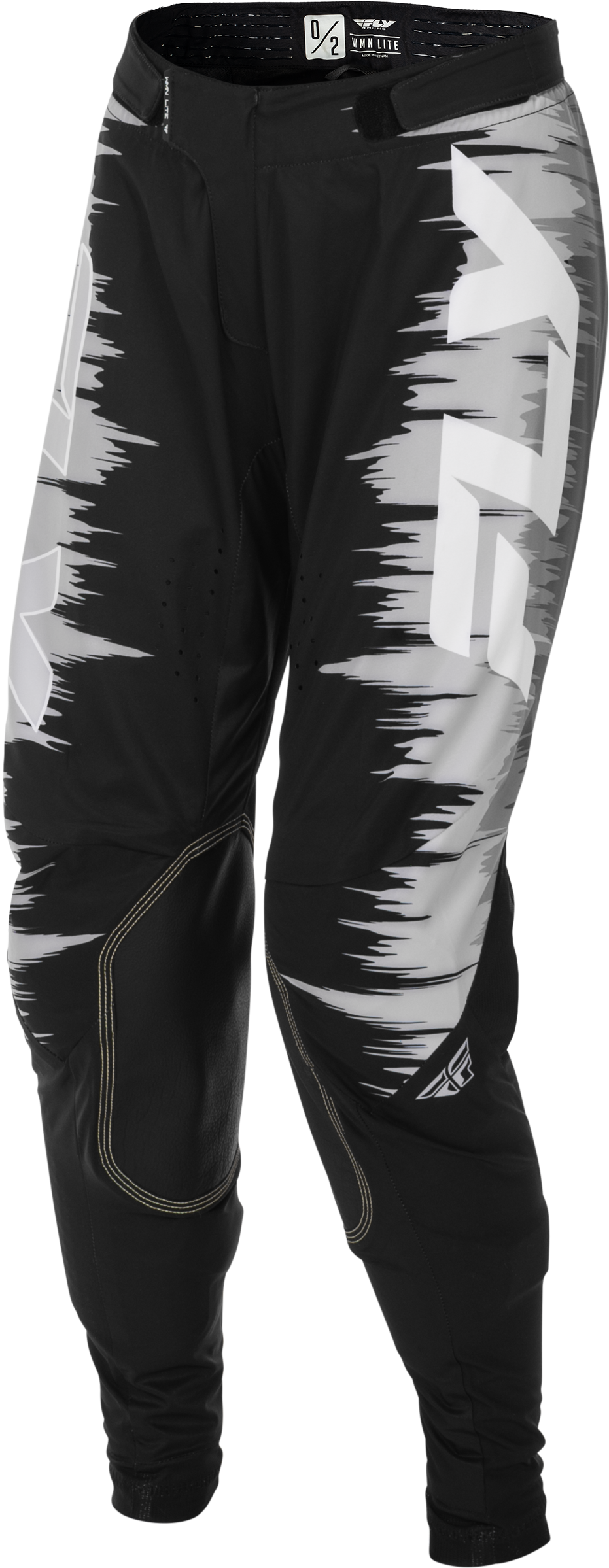 Fly Racing Women's Lite Pants Black/Grey/White Size 09/10 – Motorcycle Riding Gear for Women with Comfort Mesh Liner and Adjustable Waist