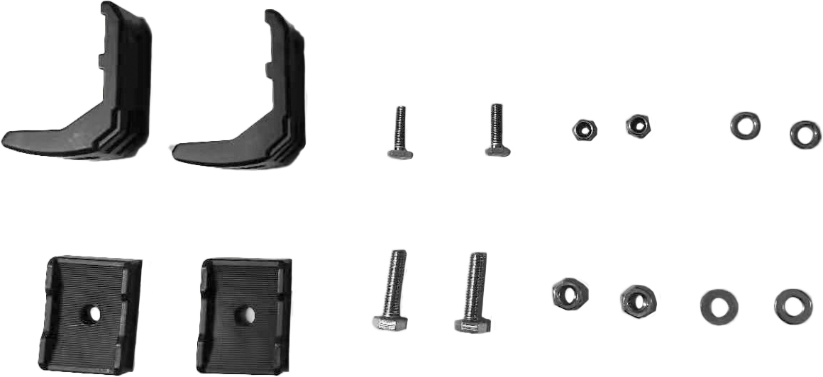 OPEN TRAIL B15 Back Bracket Kit for Jeep Wrangler JL & Gladiator - Heavy-Duty Aluminum Mounting Support