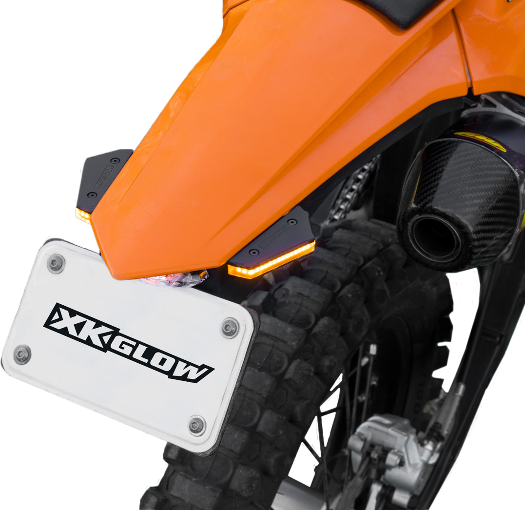 XK GLOW Blade Pro LED Turn Signals with Multiple Mounting Options for Off-Road Vehicles, Fits Motorcycle, ATV & UTV