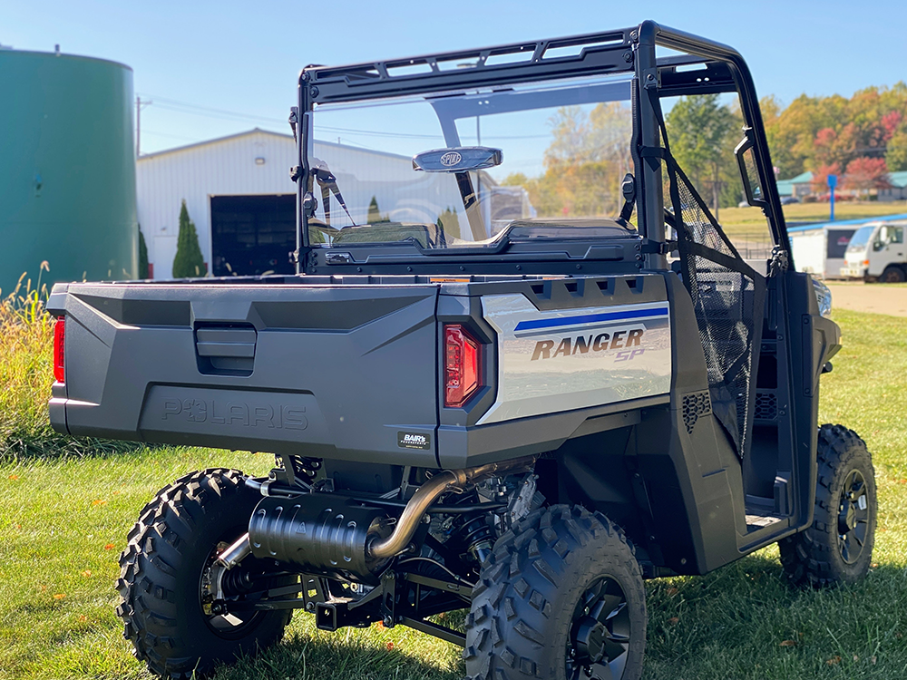 SPIKE Rear Windshield for Polaris Ranger Midsize – Part #78-5500-R