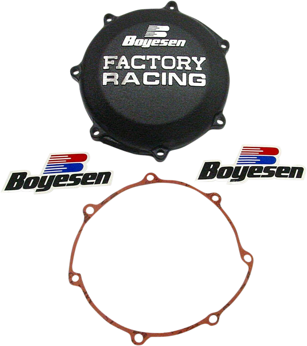 BOYESEN Yamaha CC-37B Clutch Cover - Black for Yamaha Motorcycles
