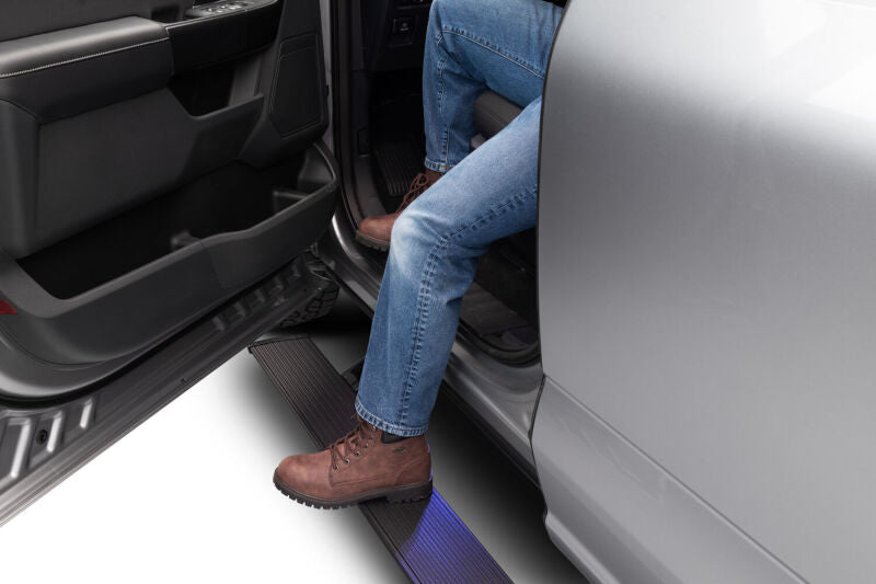 AMP Research PowerStep Plug & Play Automatic Running Boards for Ford Ranger 24-26 – Black