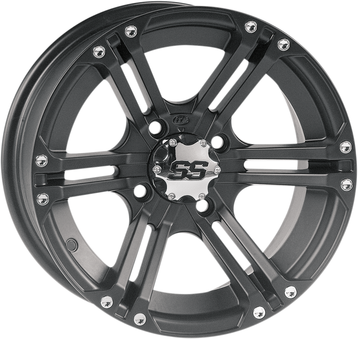 ITP Wheel - SS212 - Front - Black - 14x6 - 4/137 - 4+2 1428377536B