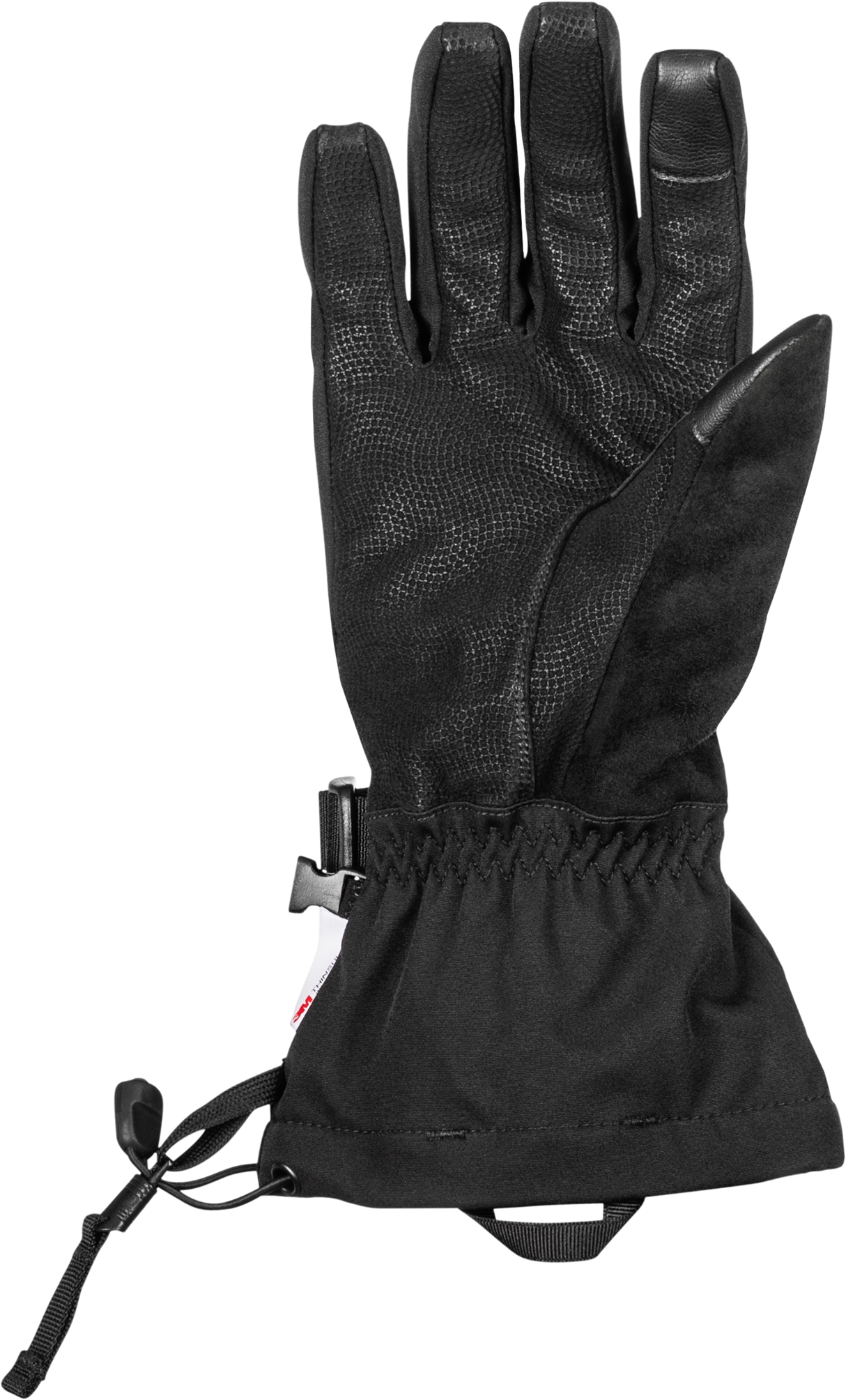 Fly Racing Title Gauntlet Gloves Black/Grey XS for Motocross and Cold Weather Riding