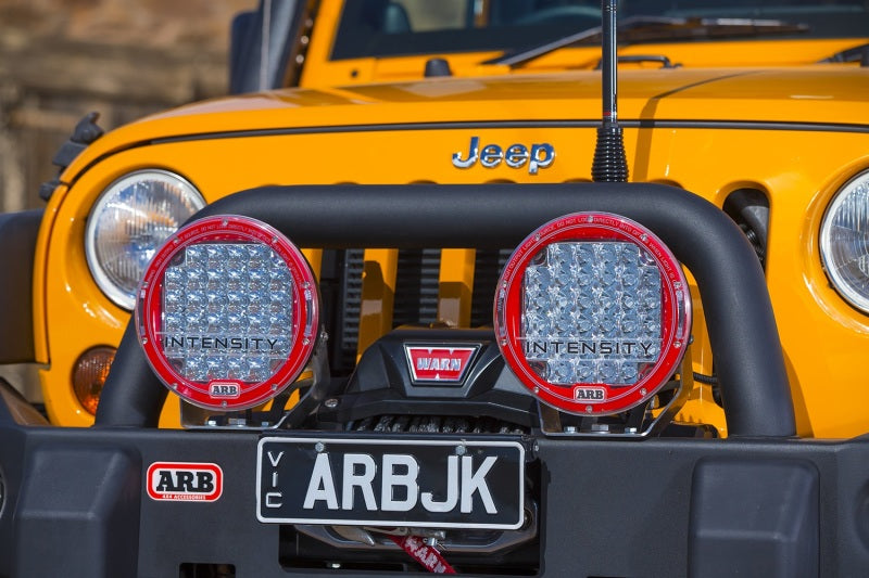 ARB Combar OE Fog with Crush Cans for Jeep Wrangler 2011-2013 - Textured Black Deluxe Front Bumper