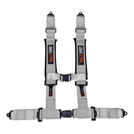 2" 4-Point Harness Seat Belt with Push Button Release | 50 Caliber Racing