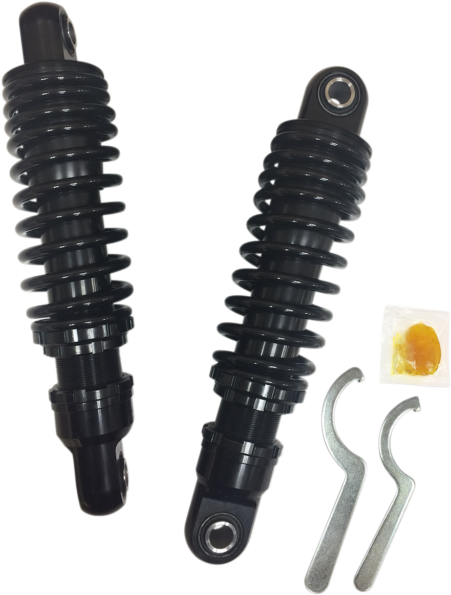 Drag Specialties Shocks Premium 10.5-inch Black C16-0149B for Harley-Davidson Motorcycles