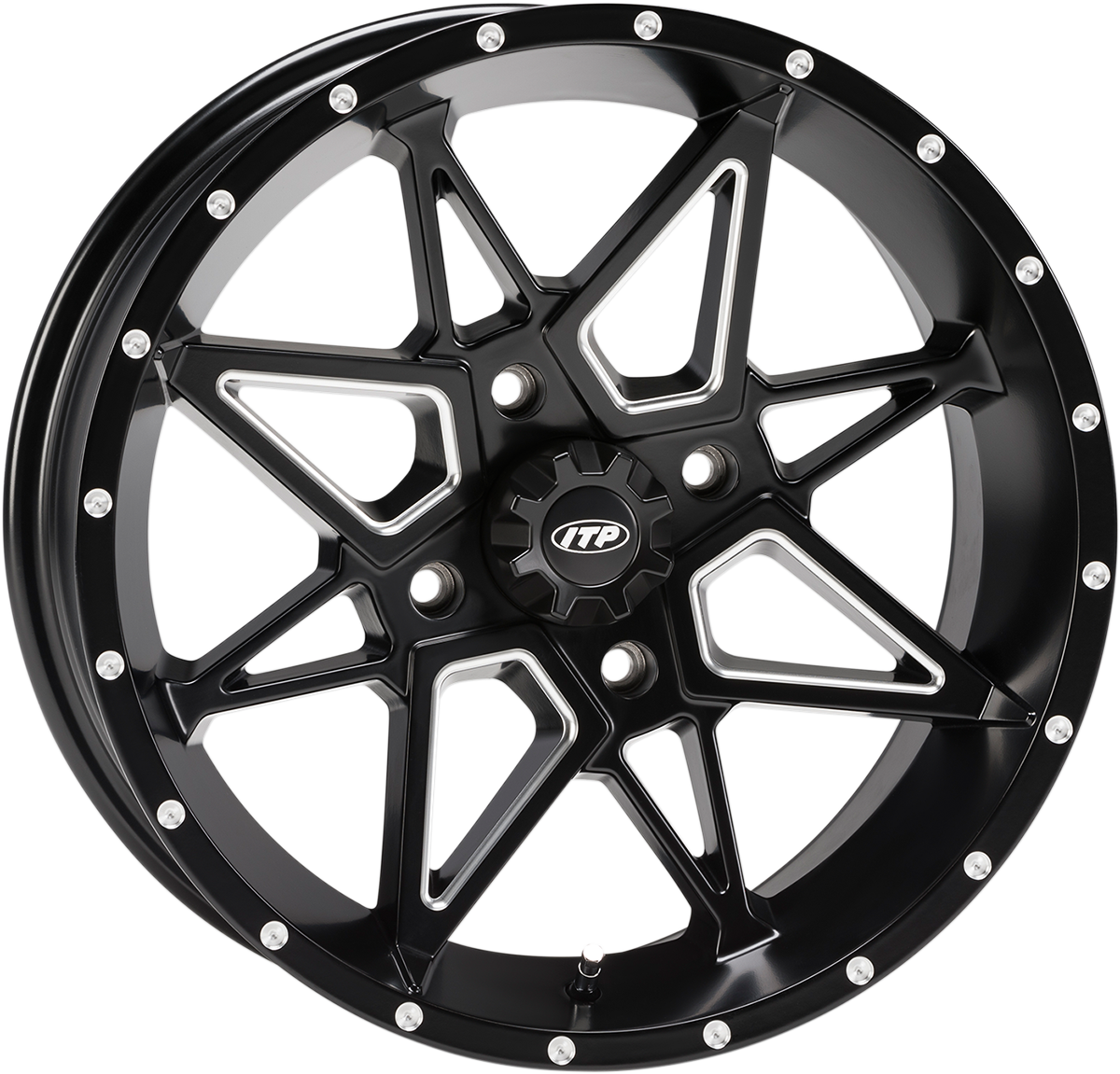 ITP Wheel - Tornado - Front/Rear - Black - 15x7 - 4/110 - 5+2 1521956727B
