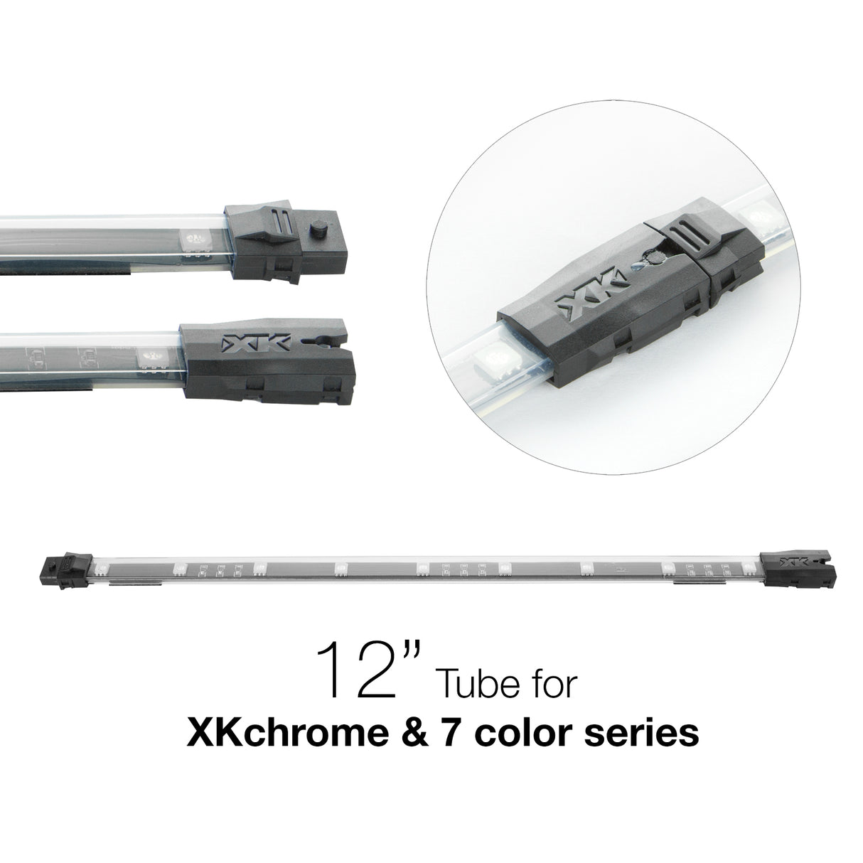 XK GLOW 12-inch LED Tube XK-4P-T-12 for Universal Vehicles