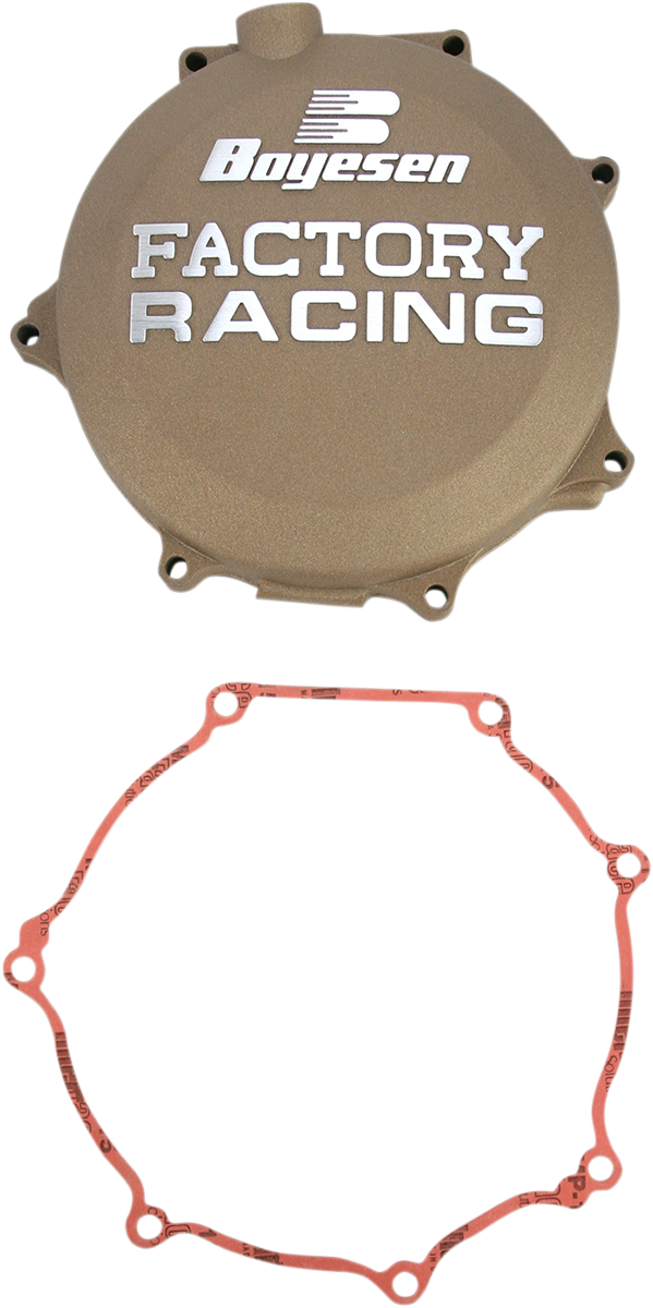 BOYESEN Magnesium Clutch Cover for Kawasaki CC-18M – Lightweight Performance Enhancement
