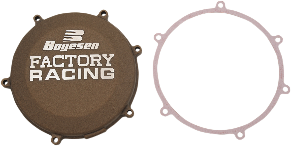 BOYESEN Kawasaki CC-18AM Magnesium Clutch Cover for Kawasaki Motorcycles
