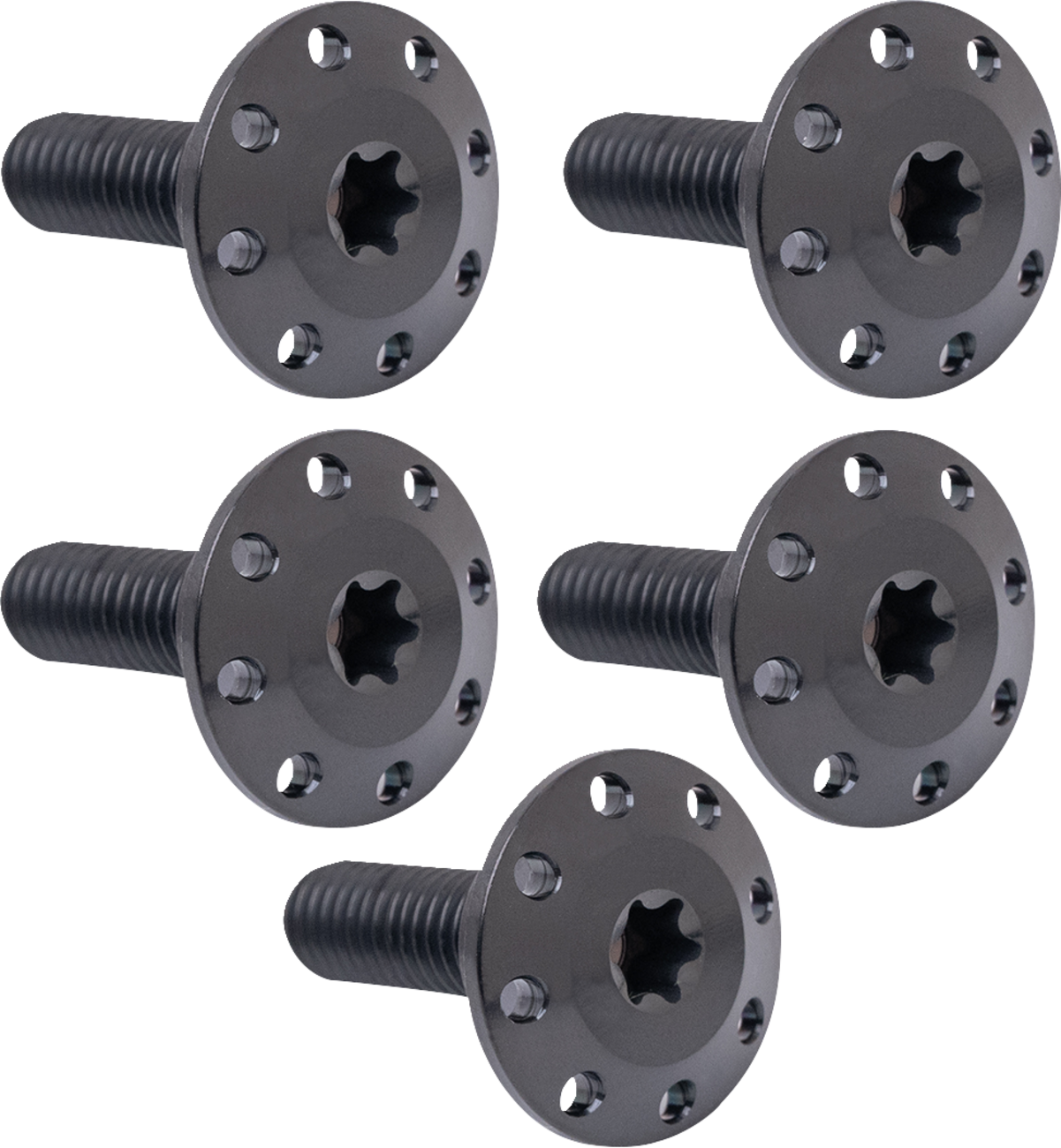 ARLEN NESS Bolt Kit - Holeshot/Front/Floating/Brake Rotor - Spoke Mount - Black - 5 Pack 300-907